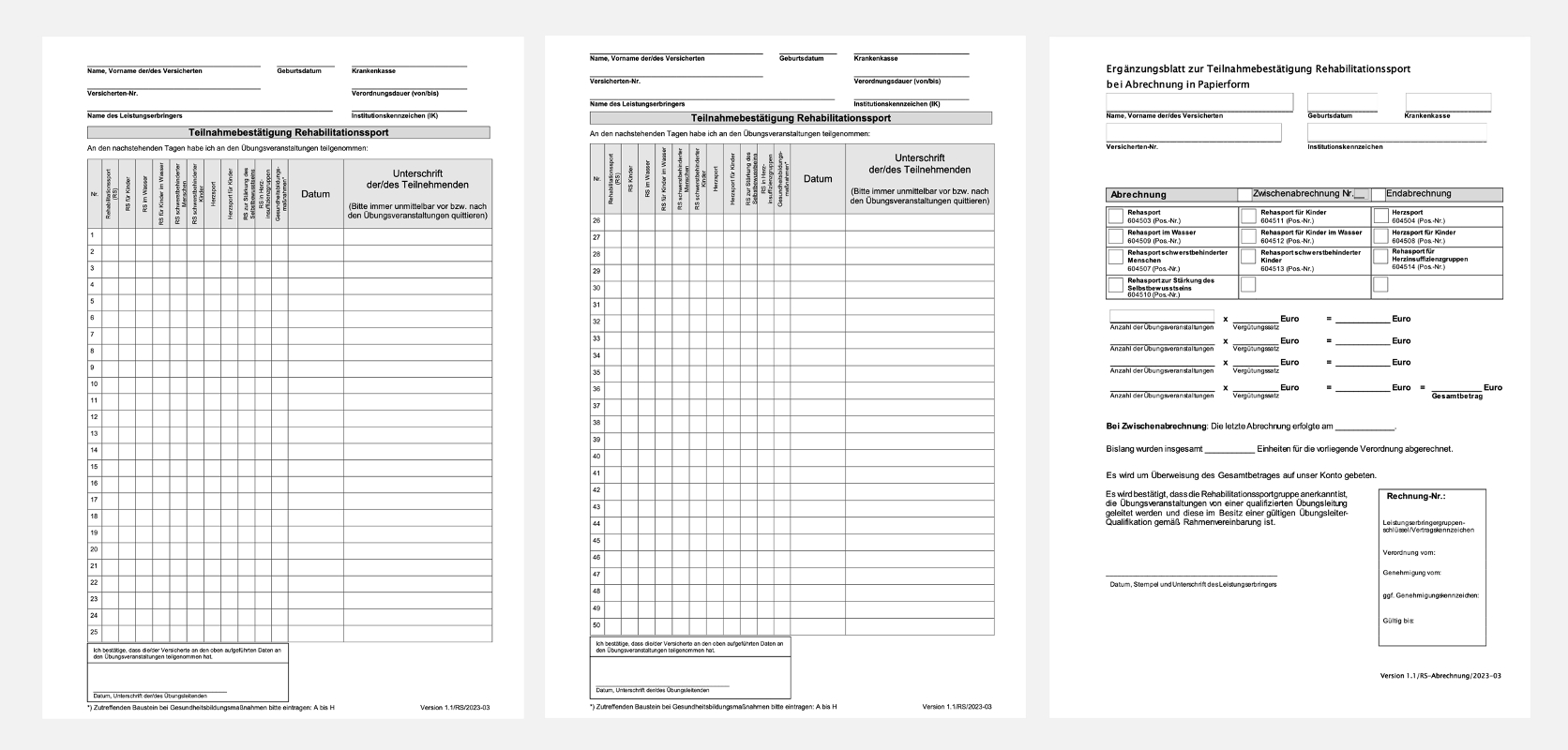 30. März 2023 | Neue Teilnahmebestätigung